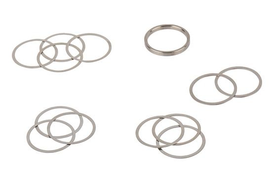 Strike Industries 5/8x24 AR Shim Set for .308 is made of stainless steel